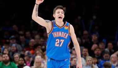 Thunder jersey history No. 27