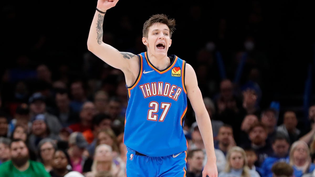 Thunder jersey history No. 27