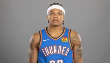 Thunder jersey history No. 25