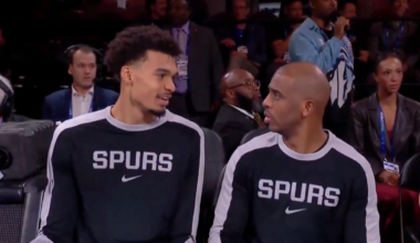 Chris Paul was so mad after the Spurs were hilariously disqualified from the NBA Skills Challenge