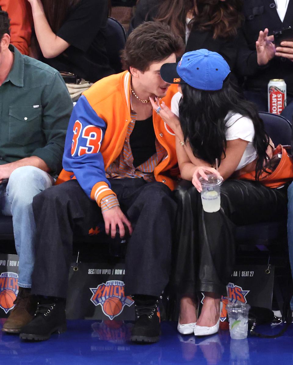 At one point the “Wonka” actor reportedly said “we gotta calm down.” Charles Wenzelberg / New York Post