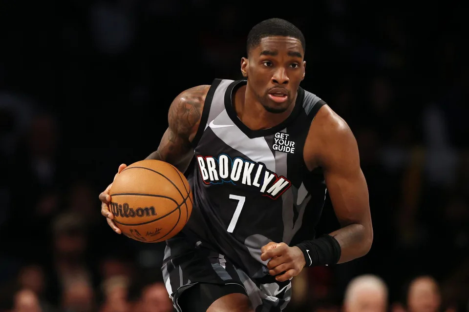 NEW YORK, NEW YORK - DECEMBER 04: Shake Milton #7 of the Brooklyn Nets in action during the game against the Indiana Pacers at Barclays Center on December 04, 2024 in the Brooklyn borough of New York City. The Nets won 99-90. NOTE TO USER: User expressly acknowledges and agrees that, by downloading and or using this photograph, User is consenting to the terms and conditions of the Getty Images License Agreement. (Photo by Sarah Stier/Getty Images)