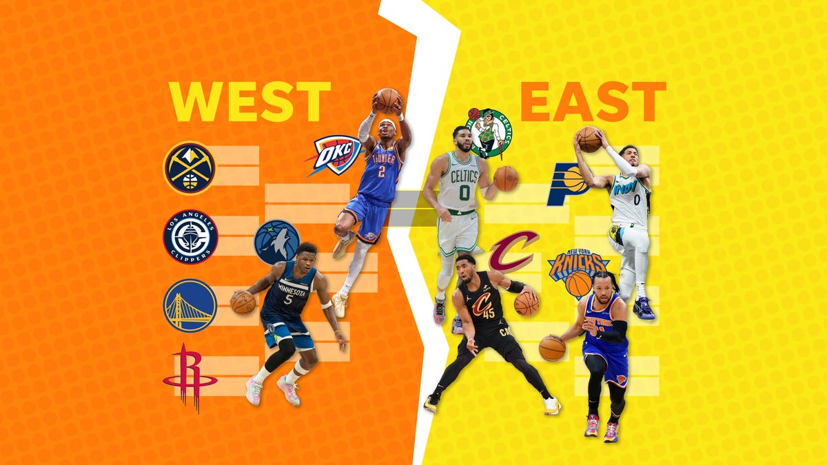 2025 NBA conference semi-finals bracket
