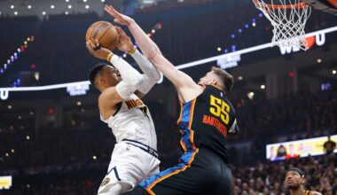 Nikola Jokic's 40-20 game, Aaron Gordon's 3 doom rusty Thunder