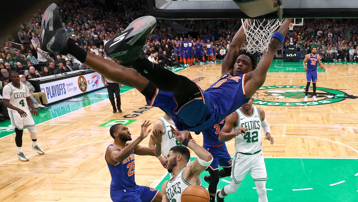 Knicks shock Celtics in Game 1. 12 wild stats show how they did it