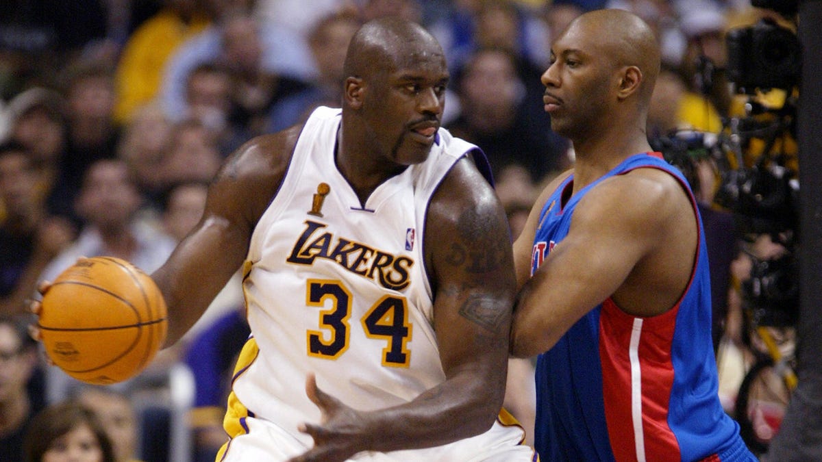 Rasheed Wallace on how the Pistons contained Shaq in 2004 NBA Finals