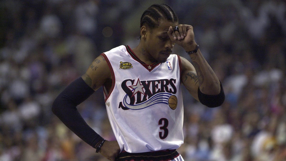 Allen Iverson selected No. 1 overall in 1996