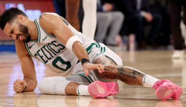 Celtics star hurt in Game 4, will get MRI