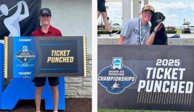 Siblings Jake, Reese Springer in NCAA Championships for golf, crew