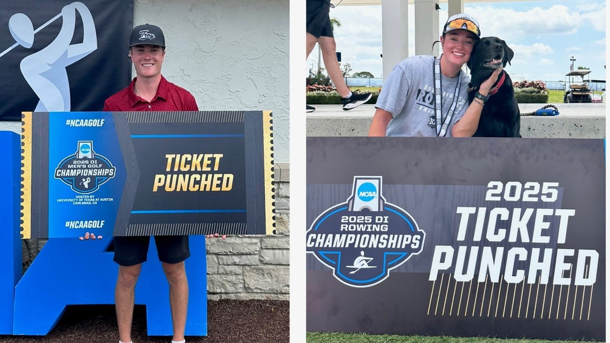Siblings Jake, Reese Springer in NCAA Championships for golf, crew