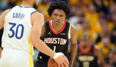 Rockets star Amen Thompson named to NBA’s All-Defensive First Team