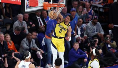 Tyrese Haliburton, inspired by dad, has triple-double for ages