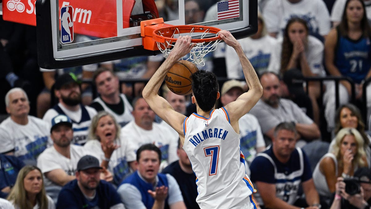 Chet Holmgren 'was a monster' as Thunder moves to NBA Finals' doorstep