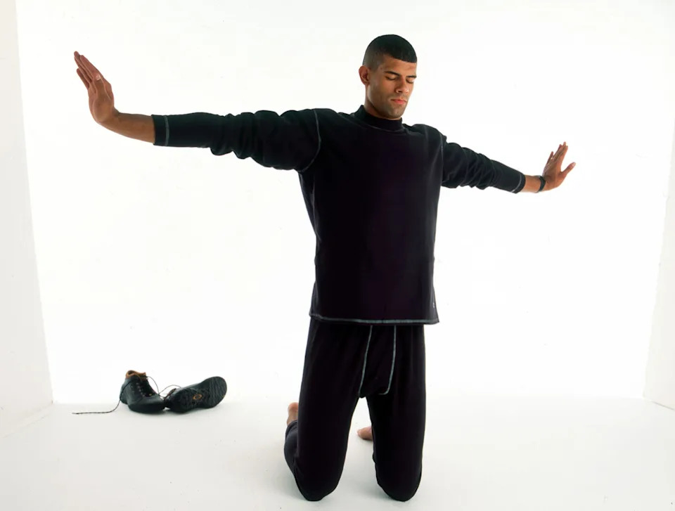 Shane Battier poses during a portrait session.