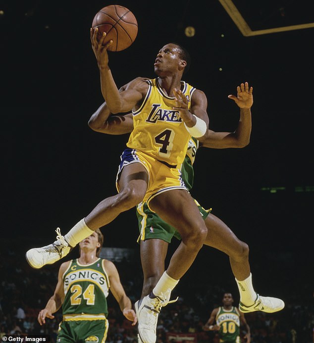 Byron Scott has been accused of sexual assault by a schoolgirl he had a sexual encounter with in 1987. He is pictured in 1986