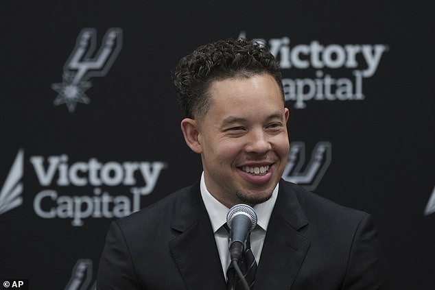 Mitch Johnson, 38, was introduced as the team's new head coach on Monday