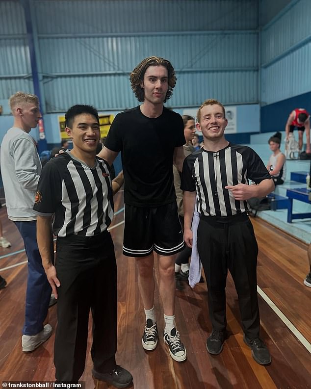 Even the match officials were left stunned that the Chicago Bulls star was on their hardwood court for local league basketball