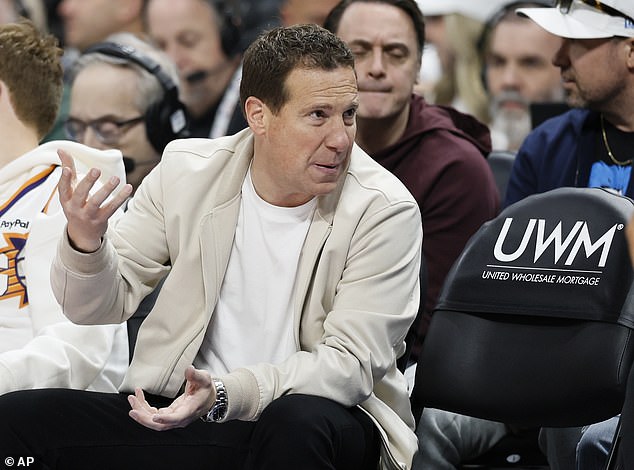 Ishbia bought a controlling 57 percent stake in the Suns back in 2023