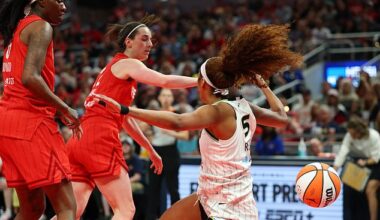 Caitlin Clark insists her shove on Angel Reese was nothing more than a basketball play