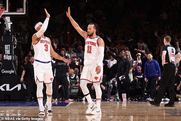 It was an ugly moment on an otherwise historic night after their win over the Boston Celtics