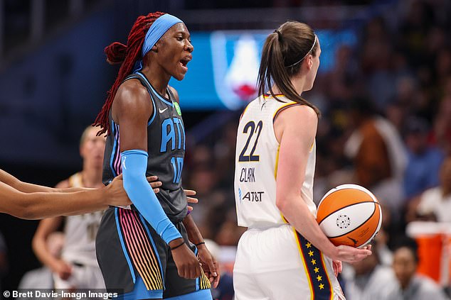 Caitlin Clark involved in fresh clash with black WNBA rival just days after Angel Reese incident
