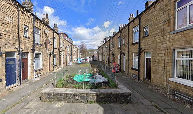 Noah was last seen at 6pm in Nightingale Street, Keighley, West Yorkshire (Pictured: a general view of the street)
