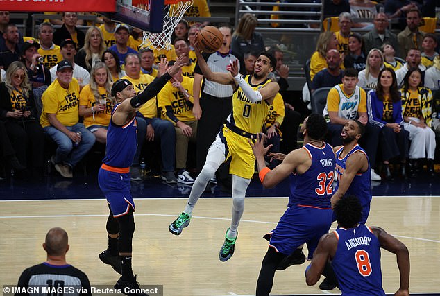 Tyrese Haliburton was nearly unstoppable throughout the game for the surging Pacers
