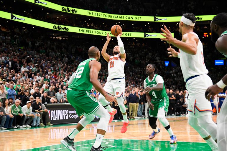 Jalen Brunson in action.