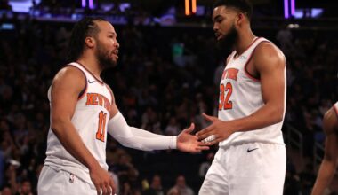 Knicks' Jalen Brunson, Karl-Anthony Towns on their jersey numbers