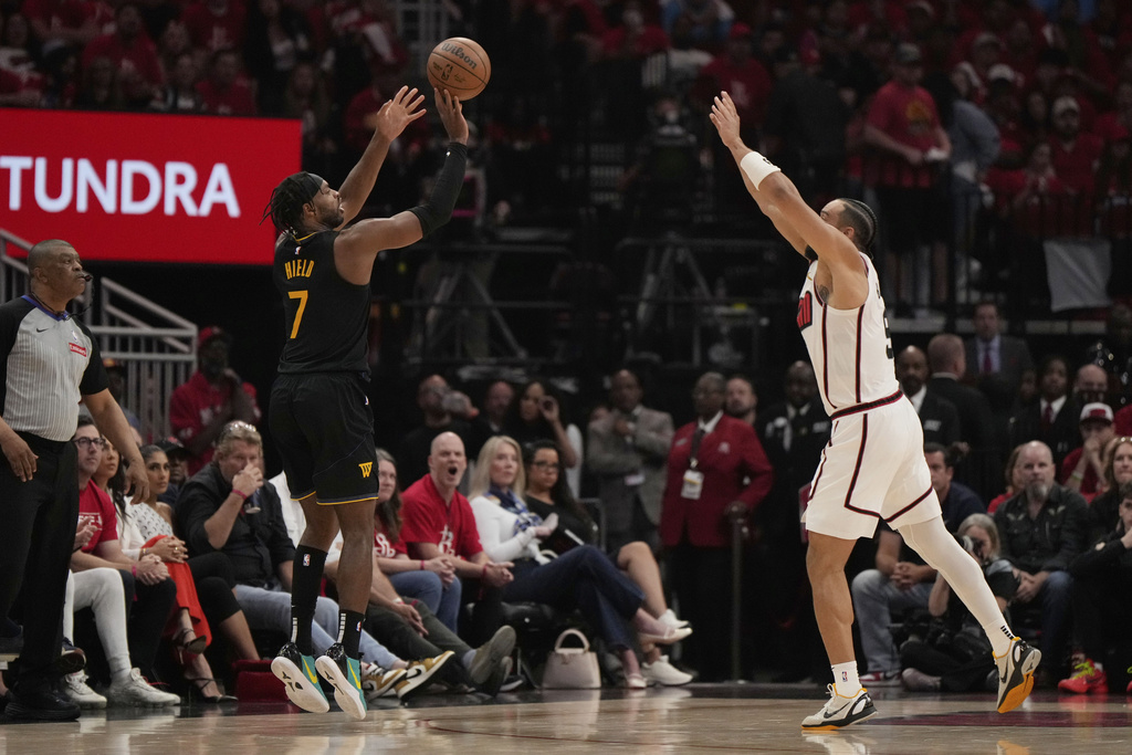 Buddy Hield leads Golden State Warriors past Houston Rockets in playoff Game 7