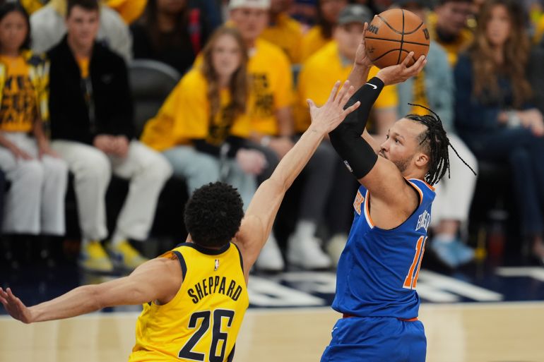 Jalen Brunson in action.