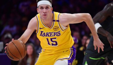 Lakers Notes: Reaves, Offseason, Centers, Streit, Draft