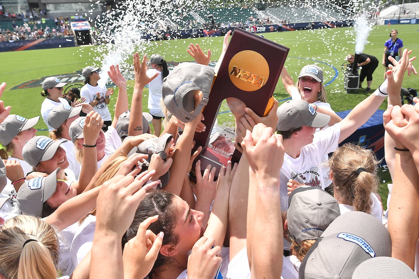Since reaching its first NCAA championship game at Gillette Stadium in 2017, Boston College women's lacrosse has become a national powerhouse.