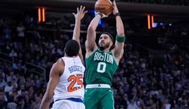 Celtics embrace 'darkness,' blow out Knicks in much-needed Game 3 win