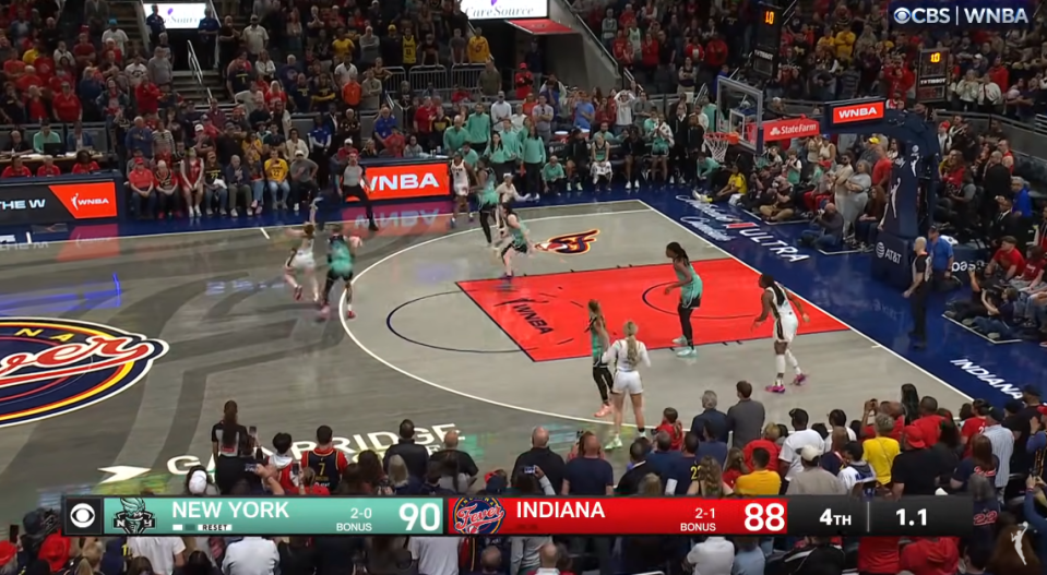 Clark thought she was fouled on the final possession of the game