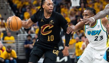 Cavs’ Garland, Mobley Discuss Injuries After Game 3 Win