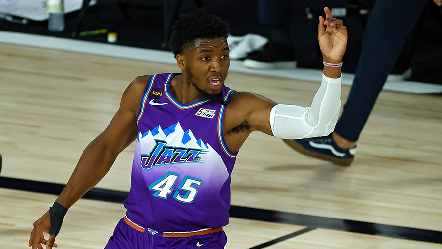 Donovan Mitchell Praises 90s Jazz Jersey On Kelce Podcast