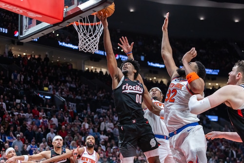 Portland Trail Blazers vs. New York Knicks basketball