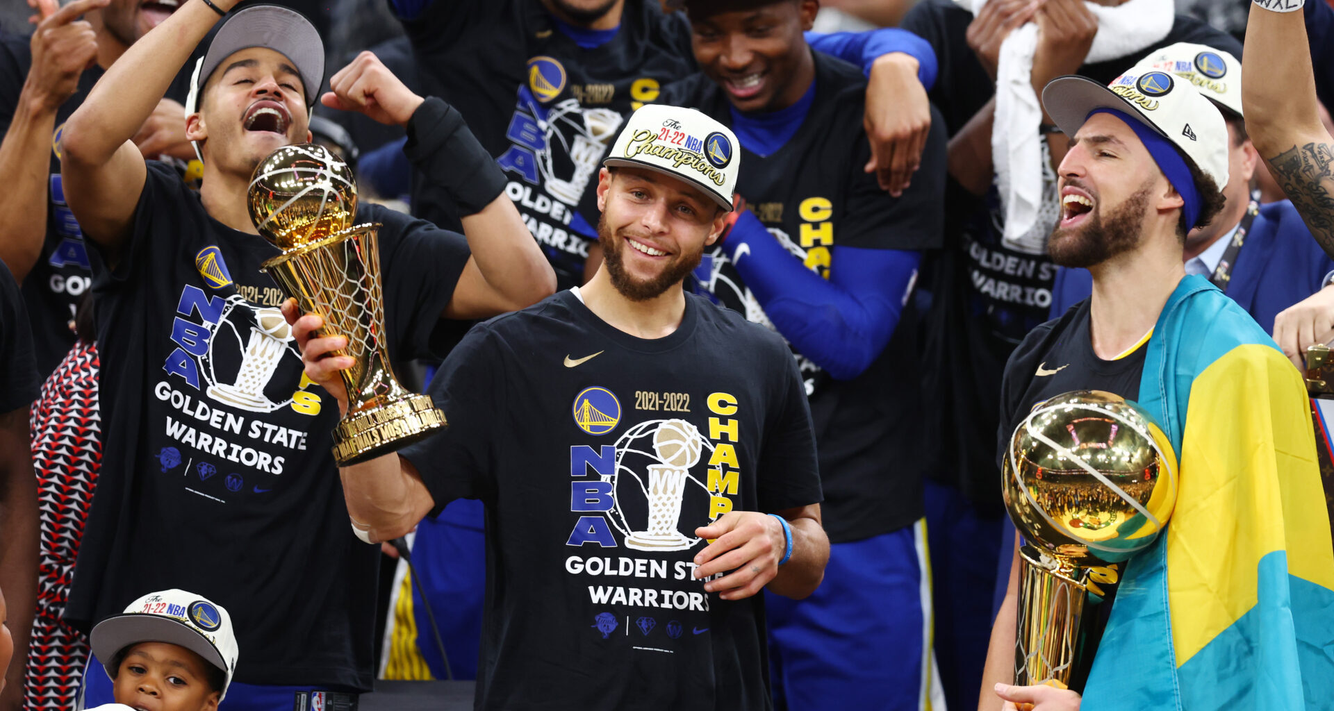 Golden State Warriors 2022 NBA Championship winning starting five, where each of them are now