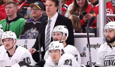 Kings coach Jim Hiller retains ‘status quo’ attitude amid uncertainty after Rob Blake’s departure