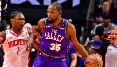 Kevin Durant, Coby White named NBA Players of the Week