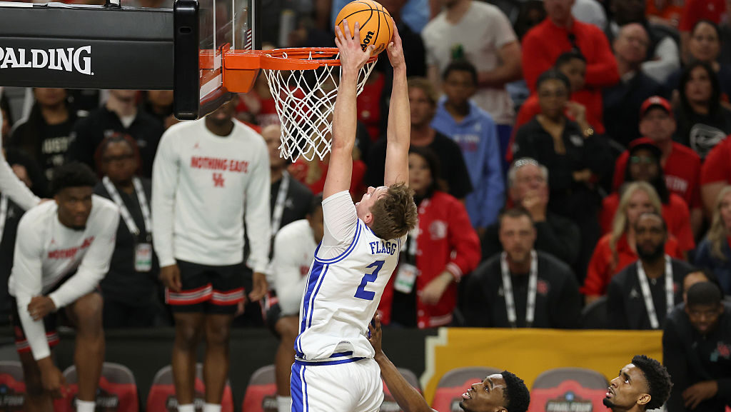 Cooper Flagg #2 of the Duke Blue Devils, Mavericks won NBA Draft...
