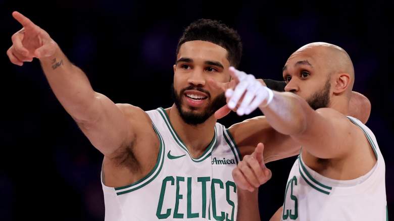 Derrick White, Jayson Tatum, Celtics