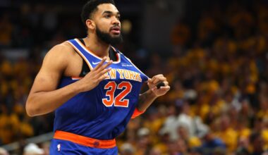 Knicks' Karl-Anthony Towns (knee) active for Game 5 vs. Pacers
