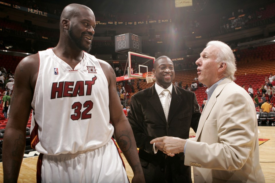 Popovich and O'Neal had multiple battles in the NBA