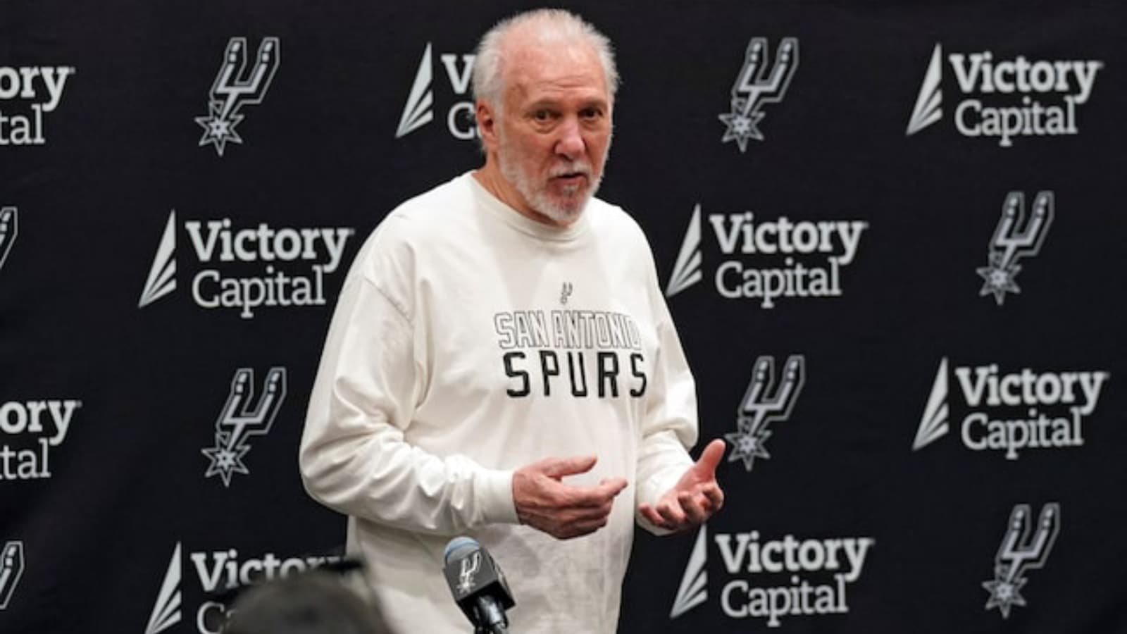 Gregg Popovich stepped down from his head coach duties of San Antonio Spurs. (Reuters)