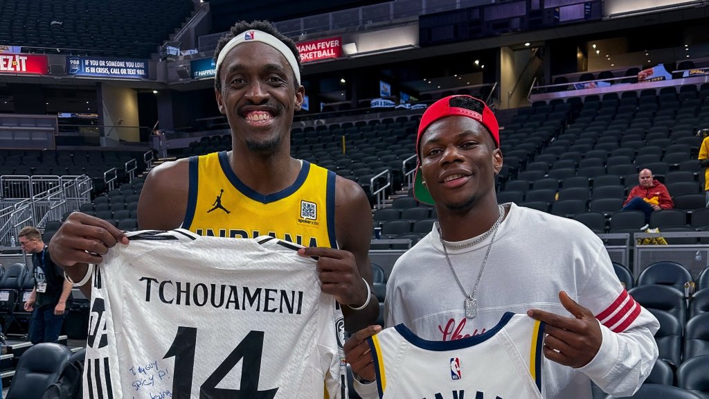 LOOK: Real Madrid star Aurelien Tchouameni at Pacers game and other pictures of the day in the NBA