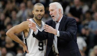 Former San Antonio Spurs head coach Gregg Popovich through the decades