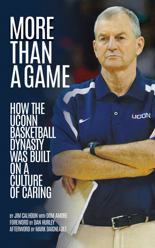 Jim Calhoun's third book is available to pre-order on Woodhallpress.com. (UConn athletics photo)