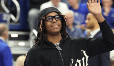 La Familia's Andrew Harrison (left) defended by The Ville's Russ Smith - Kentucky Sports Radio